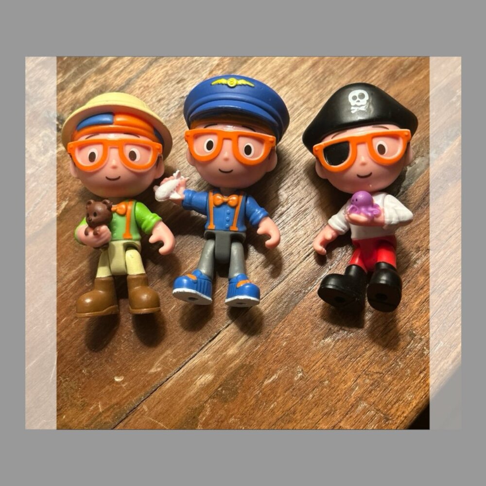 Blippi Toy Figure, mini blippi toy lot